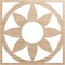 Ekena Millwork Blume Wood Fretwork Pierced Ceiling Medallion, Alder, 32"OD x 11 1/8"ID x 3/8"T CMWP32X32X0375BLAL - alternate 1
